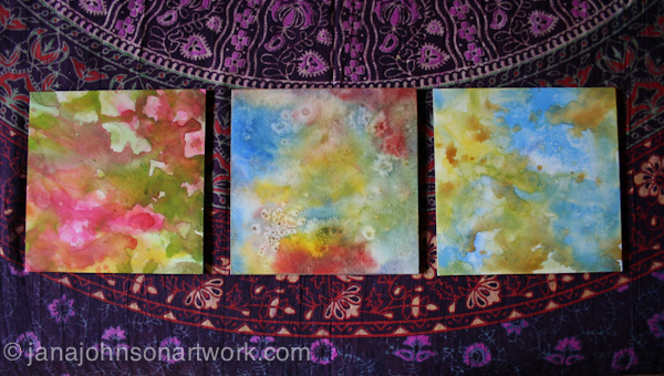 Watercolored backgrounds © Jana R. Johnson